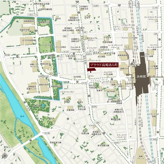 プラウド高崎あら町