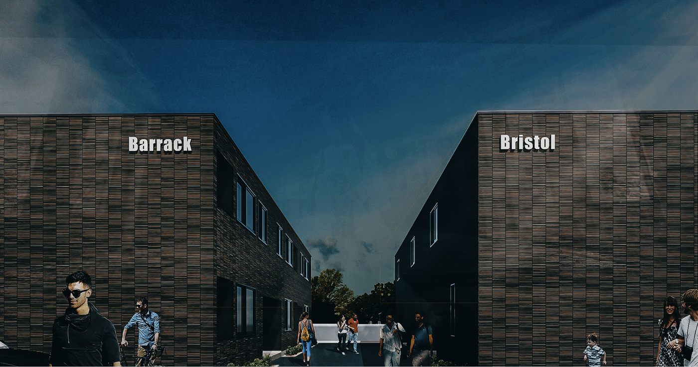 Barrack ＆ Bristol の外観