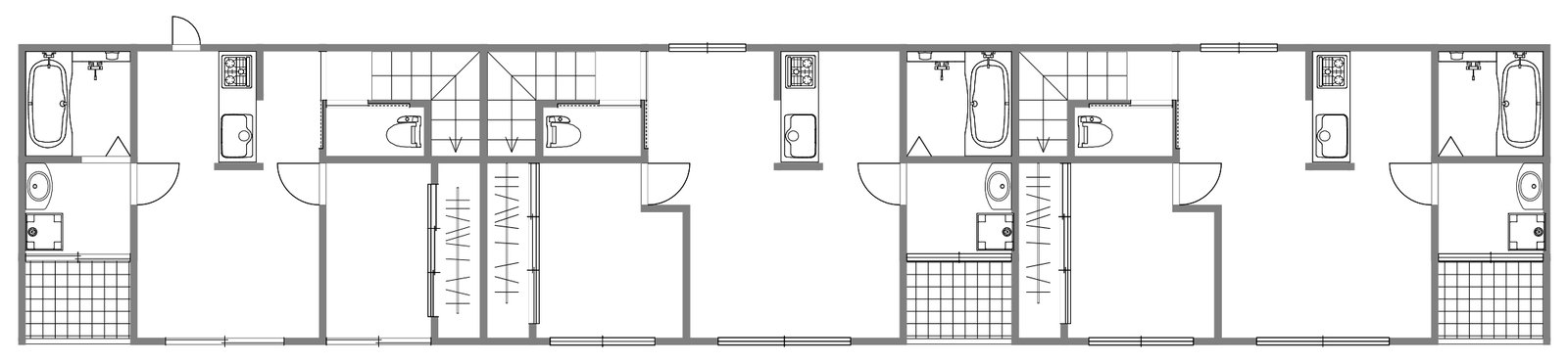 Barrack 2階の建物配置図