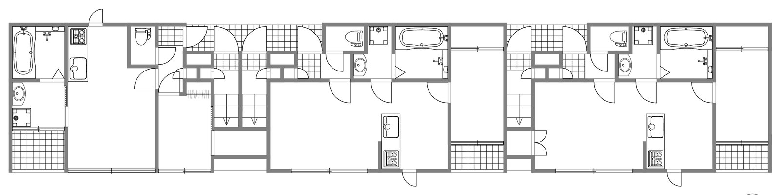 Bristol 1階の建物配置図