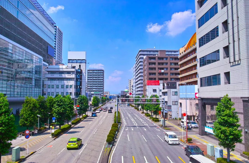 高崎市の街並み