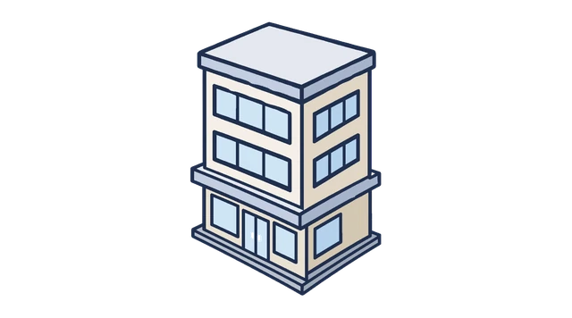 マンションのイラスト